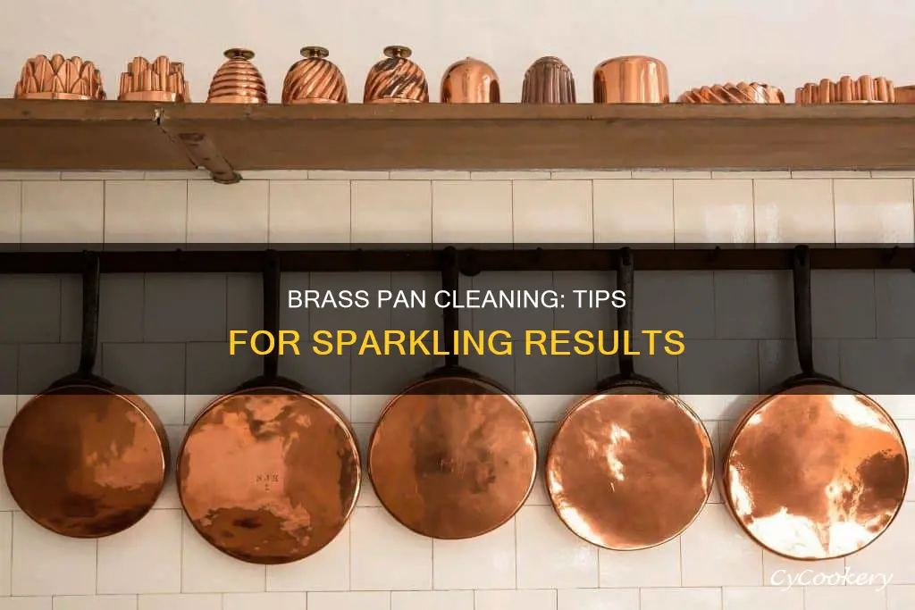 how to clean a brass pan