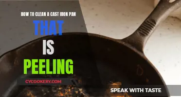 Cleaning a Peeling Cast Iron Pan: Tips and Tricks