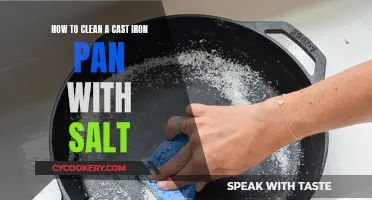 Cleaning Cast Iron: Salt Scrub Method