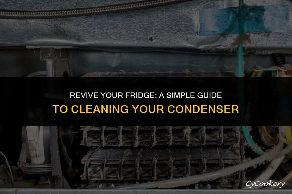 how to clean a condenser on a refrigerator