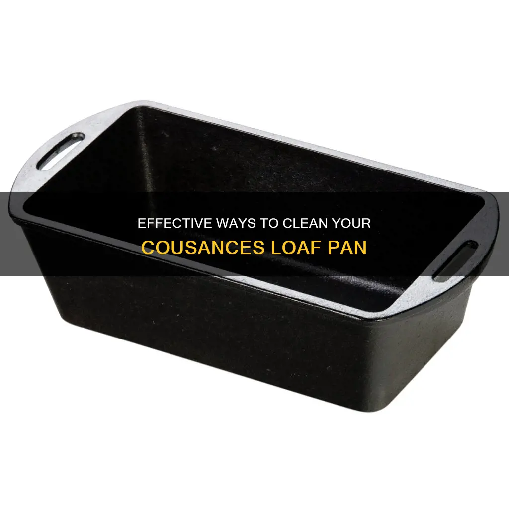 how to clean a cousances loaf pan