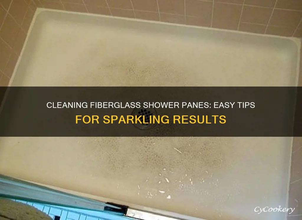 how to clean a fiberglassmshower pan