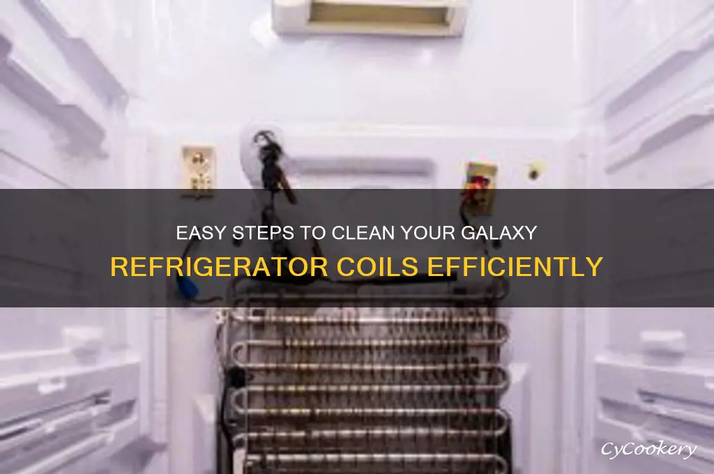 how to clean a galaxy refrigerator coils