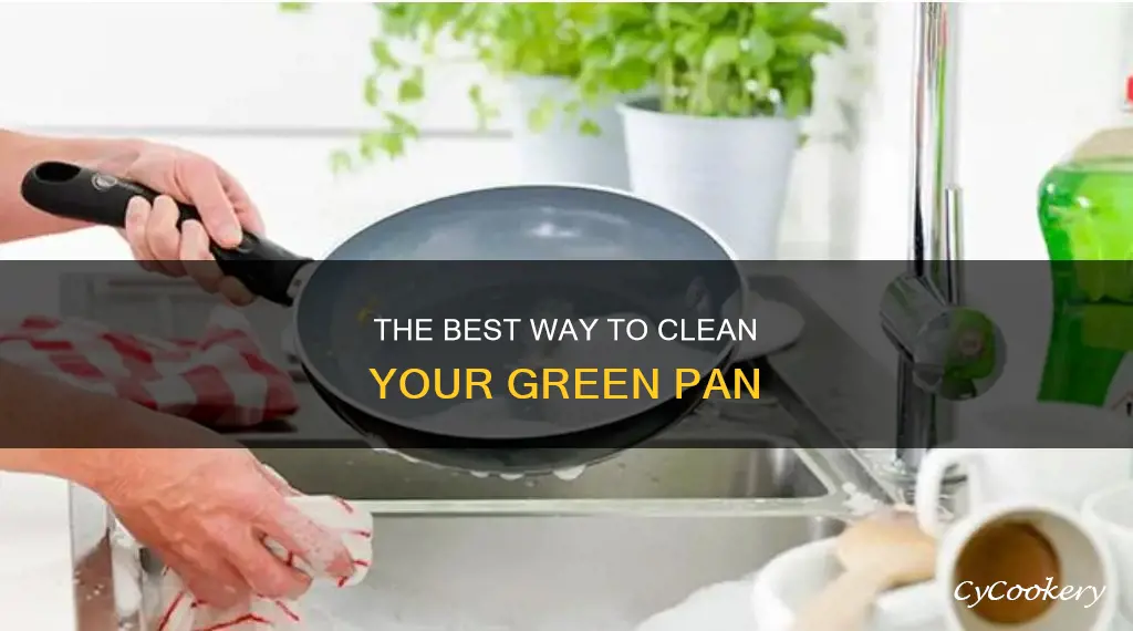 how to clean a green pan