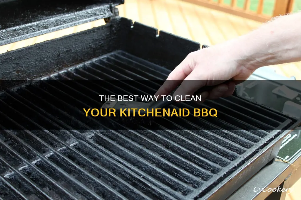 how to clean a kitchenaid bbq without pan