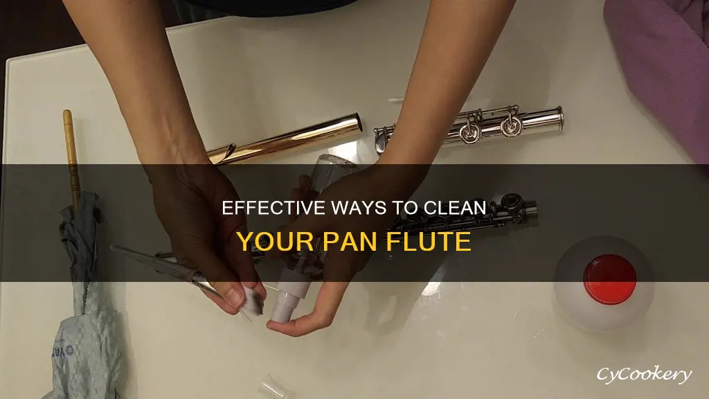 how to clean a pan flute