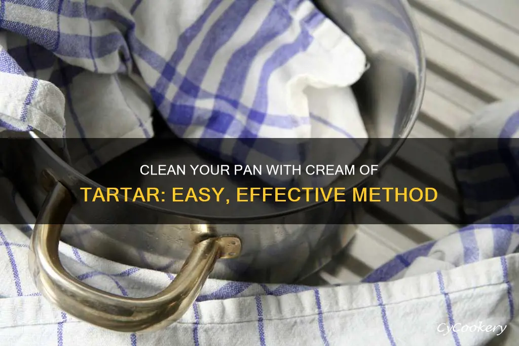 how to clean a pan with cream of tartar