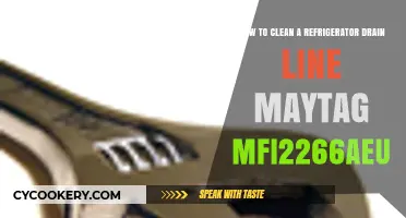 Unclogging Your Maytag MFI2266AEU Refrigerator Drain Line: A Simple Guide