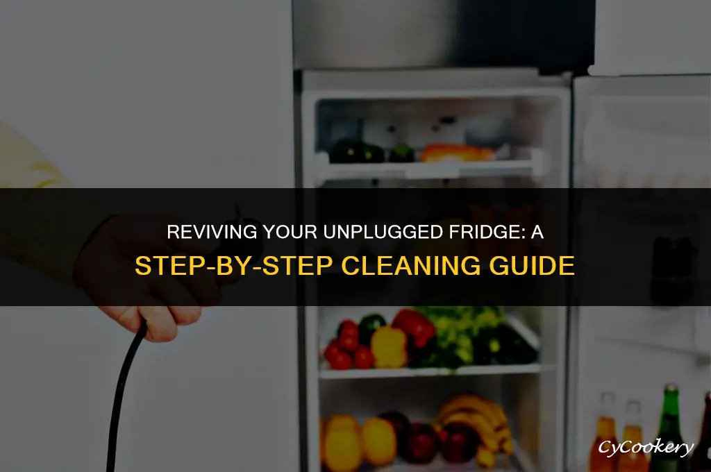 how to clean a refrigerator that
