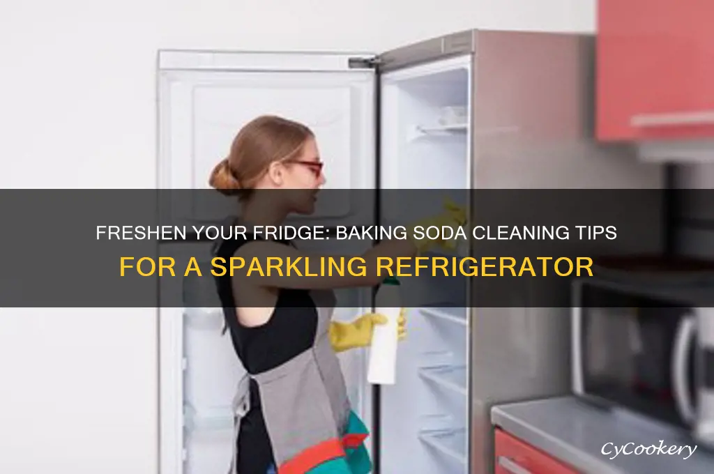 how to clean a refrigerator with baking soda