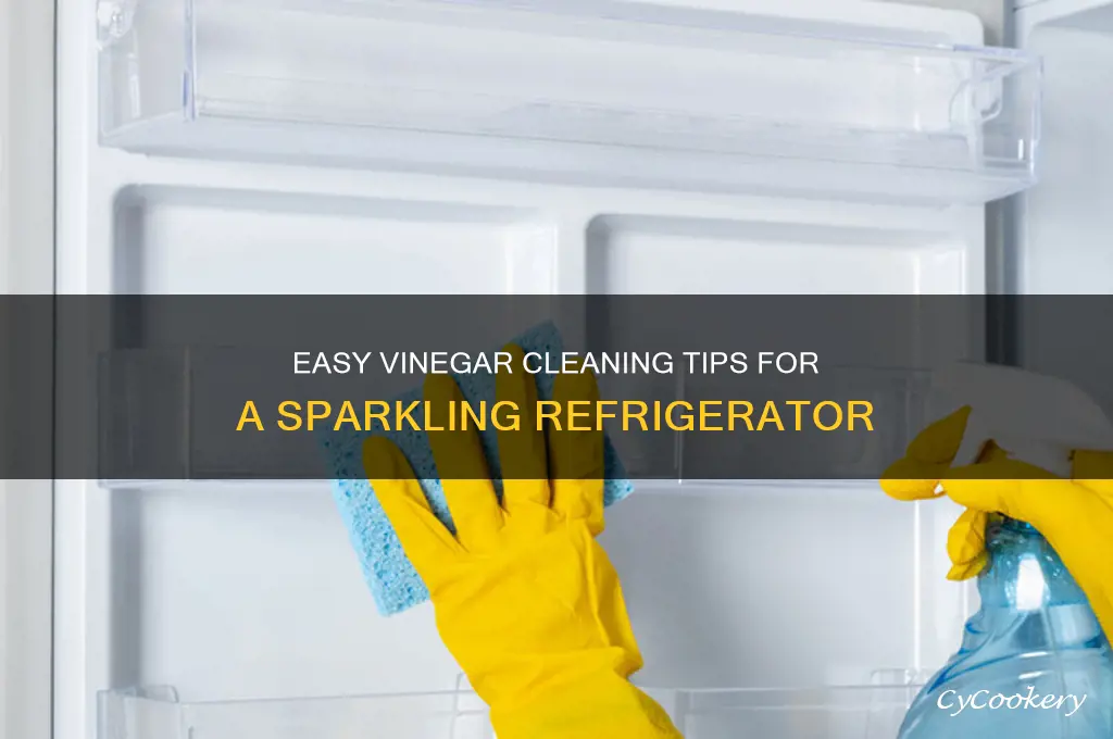 how to clean a refrigerator with vinegar