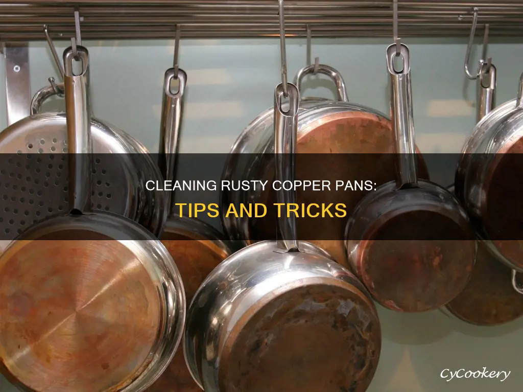 how to clean a rusty copper pan