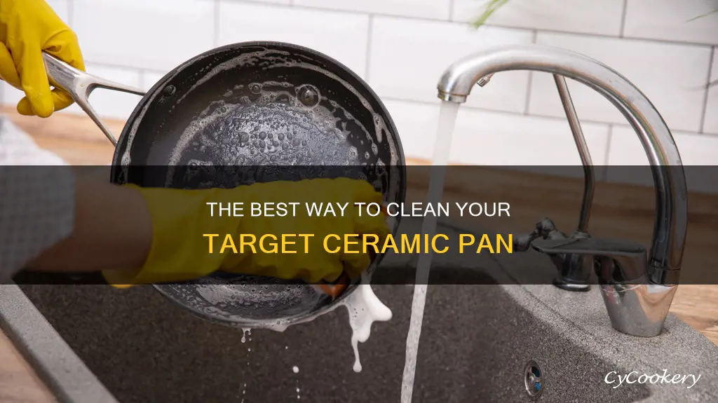 how to clean a target ceramic pan