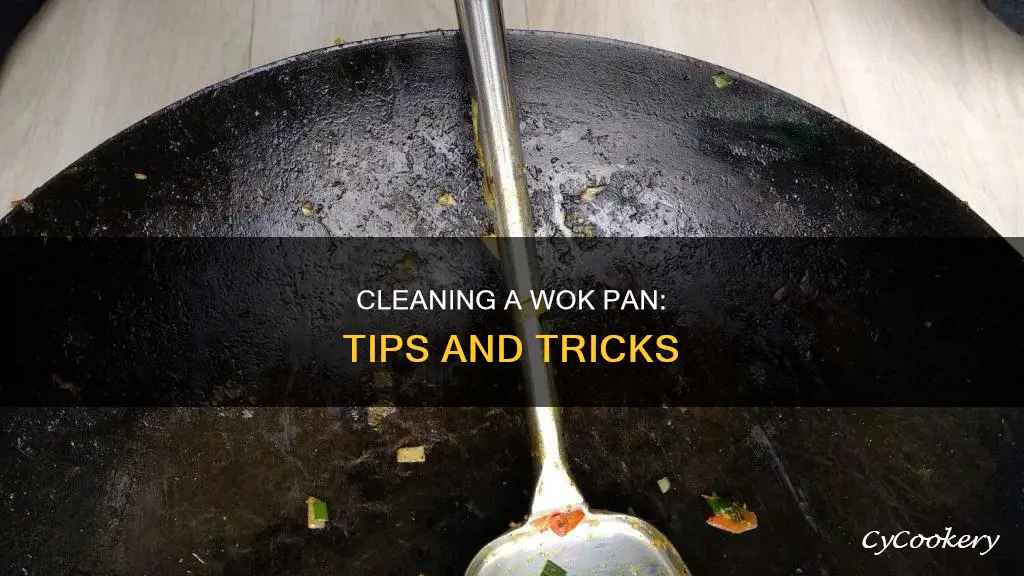 how to clean a wok pan