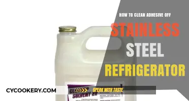 Effortless Cleaning: Removing Adhesive from Stainless Steel Refrigerators