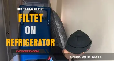 Easy Steps to Clean Your Refrigerator Air Vent Filter