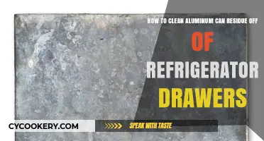 Easy Steps to Remove Aluminum Can Residue from Fridge Drawers