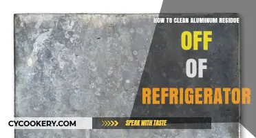 Easy Methods to Remove Aluminum Residue from Your Fridge