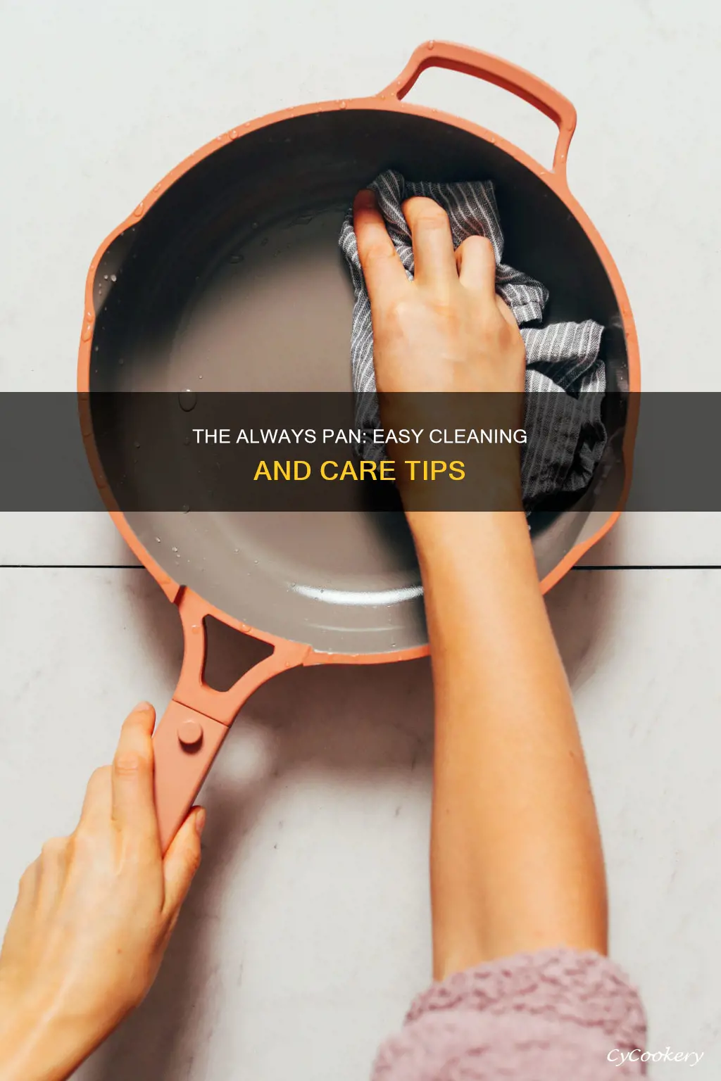 how to clean always pan