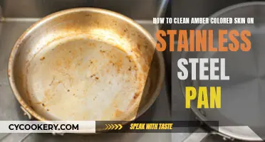 Cleaning Amber-Colored Stains from Your Stainless Steel Pan