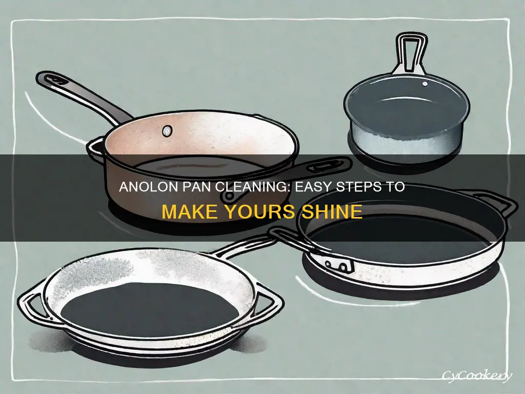 how to clean an anolon pan