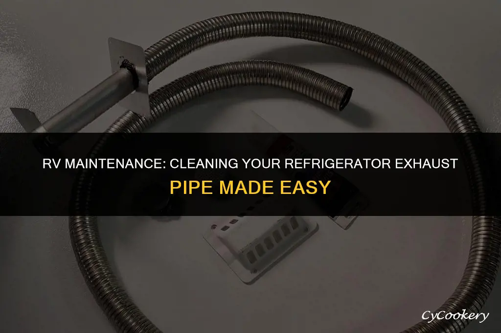 how to clean an rv refrigerator exhaust pipe