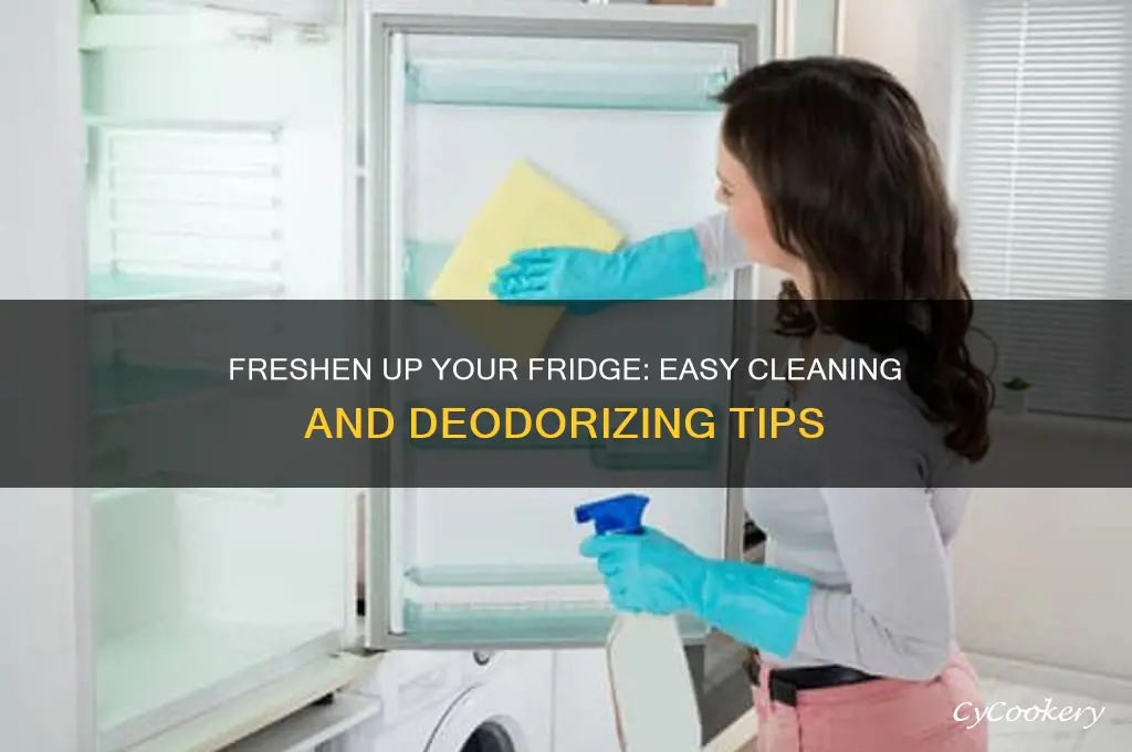 how to clean and deodorize a refrigerator