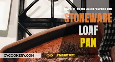 Cleaning and Seasoning Your Pampered Chef Stoneware Loaf Pan