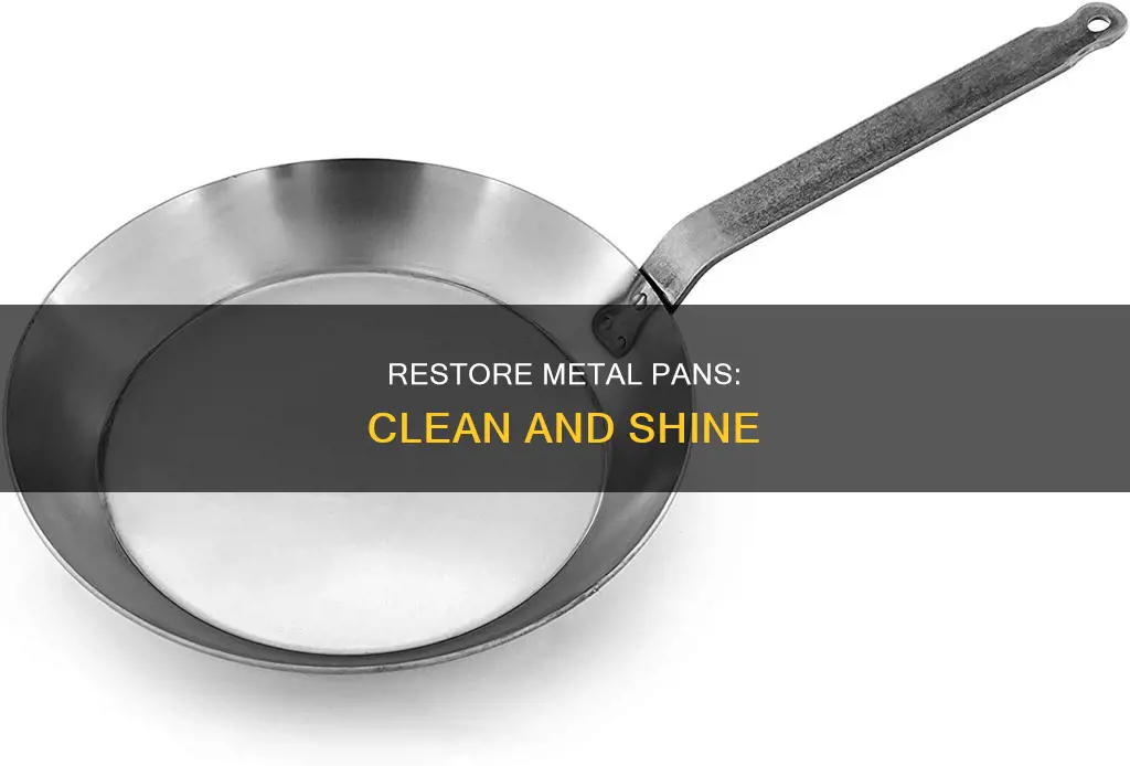 how to clean and shine metal pans