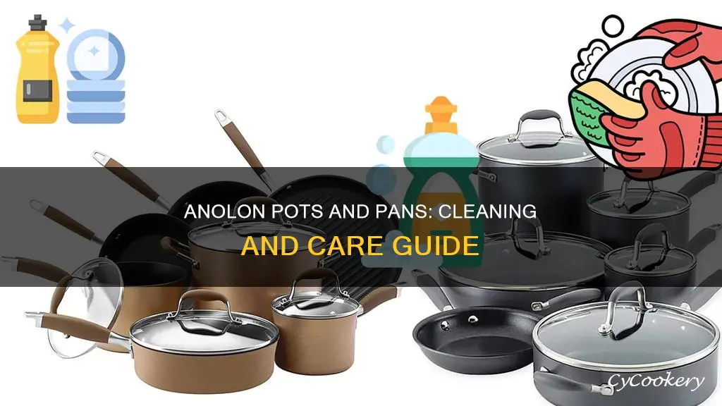 how to clean anolon pots and pans