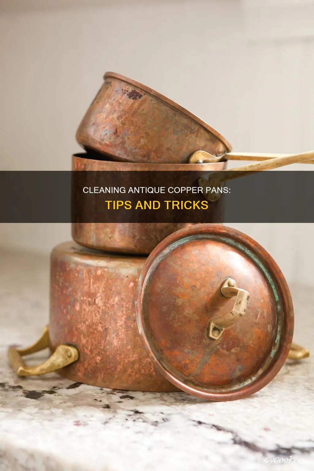 how to clean antique copper pans