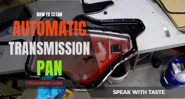 Cleaning Your Automatic Transmission Pan: A Step-by-Step Guide