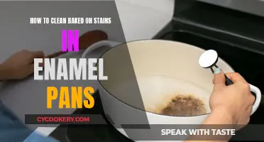 Best Ways to Clean Stubborn Stains Off Enamel Pans