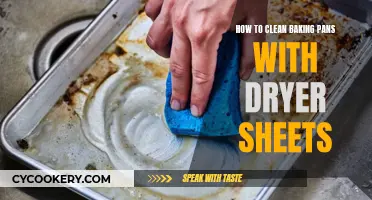 Clean Baking Pans: Dryer Sheets, a Multipurpose Wonder