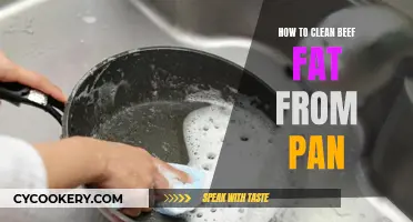 Cleaning Beef Fat from Pan: Quick and Easy Guide