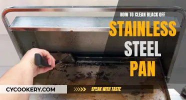 Cleaning Black Residue Off Your Stainless Steel Pan