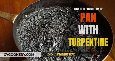 Cleaning Pans with Turpentine: Effective Bottom Cleaning