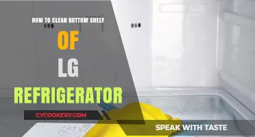 Effortless Cleaning: Mastering the Bottom Shelf of Your LG Fridge
