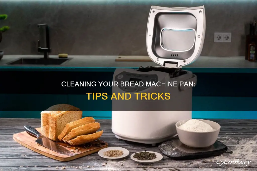 how to clean bread machine pan