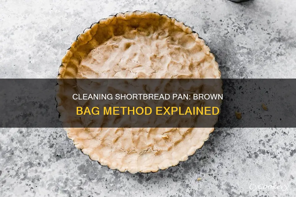 how to clean brown bag shortbread pan