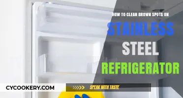 Stainless Steel Rescue: Removing Brown Spots from Your Fridge