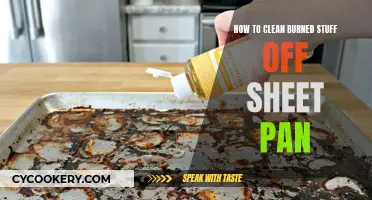 Cleaning Sheet Pans: Removing Stubborn Burned Residue