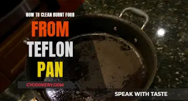 Cleaning Burnt Teflon Pans: Removing Food Stains Easily