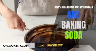 Clean Burnt Pans: Vinegar, Baking Soda, and You