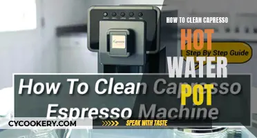 Capresso Hot Water Pot Cleaning Guide: Sparkling Results, Simple Steps