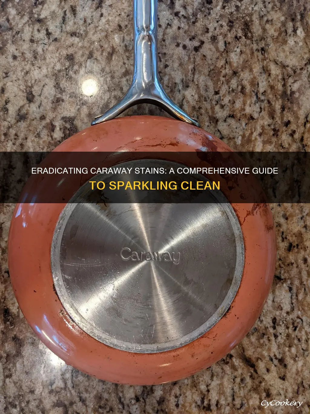 how to clean caraway stains