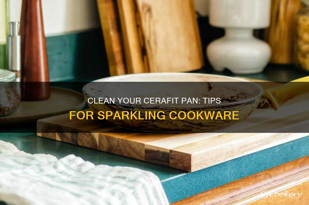 how to clean cerafit pan