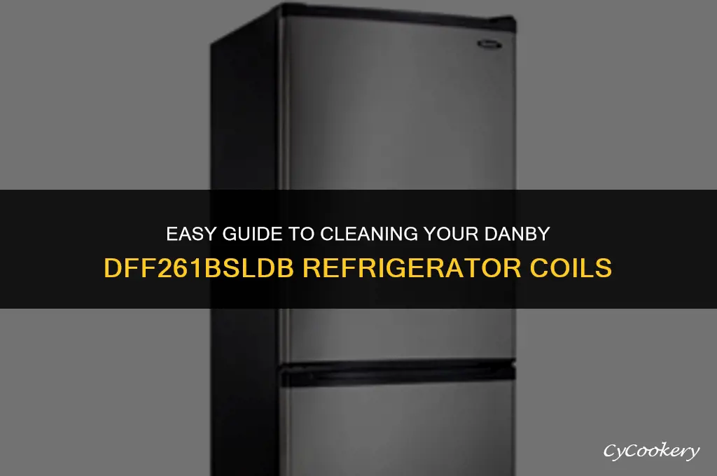 how to clean coil in danby dff261bsldb refrigerator
