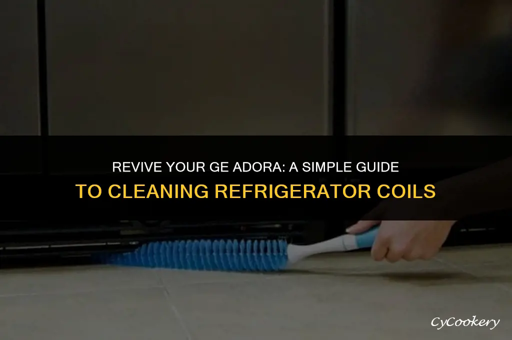 how to clean coils on ge adora refrigerator