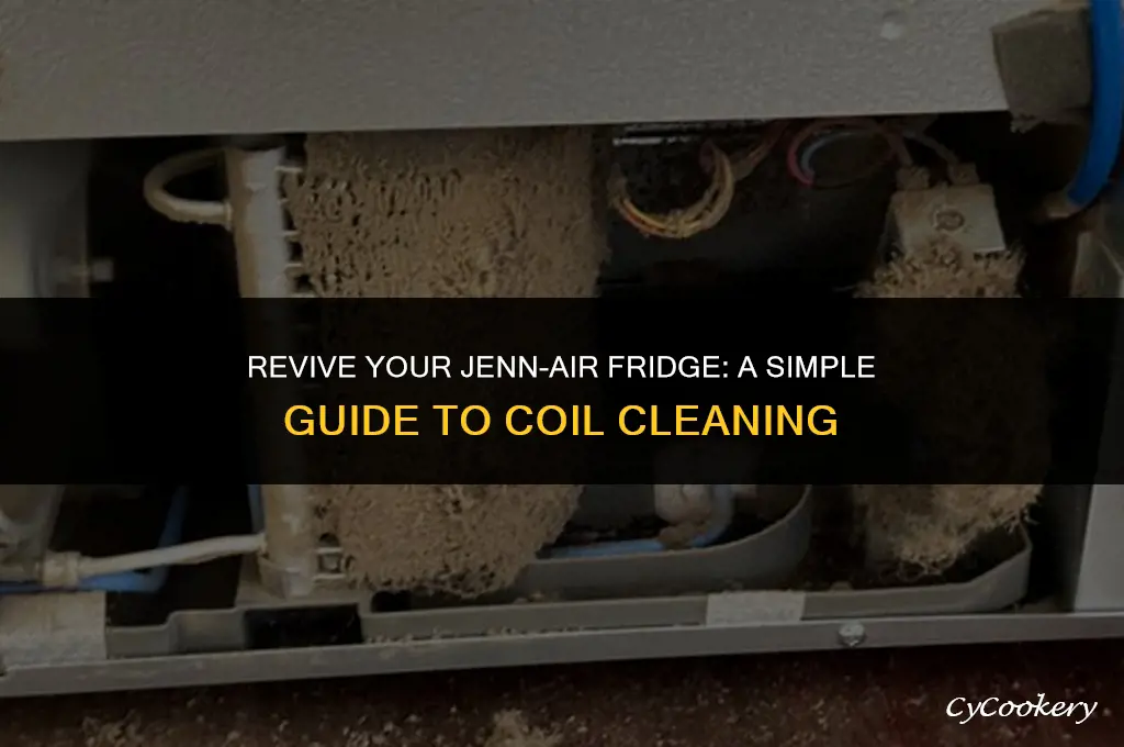 how to clean coils on jenn air refrigerator